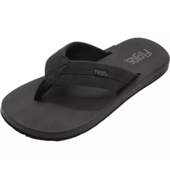 Flojos Charcoal Sandals - Picture 1 of 2